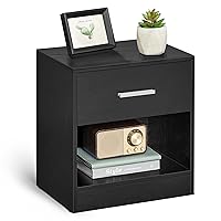 VASAGLE Comodino, Tavolino con Cassetto