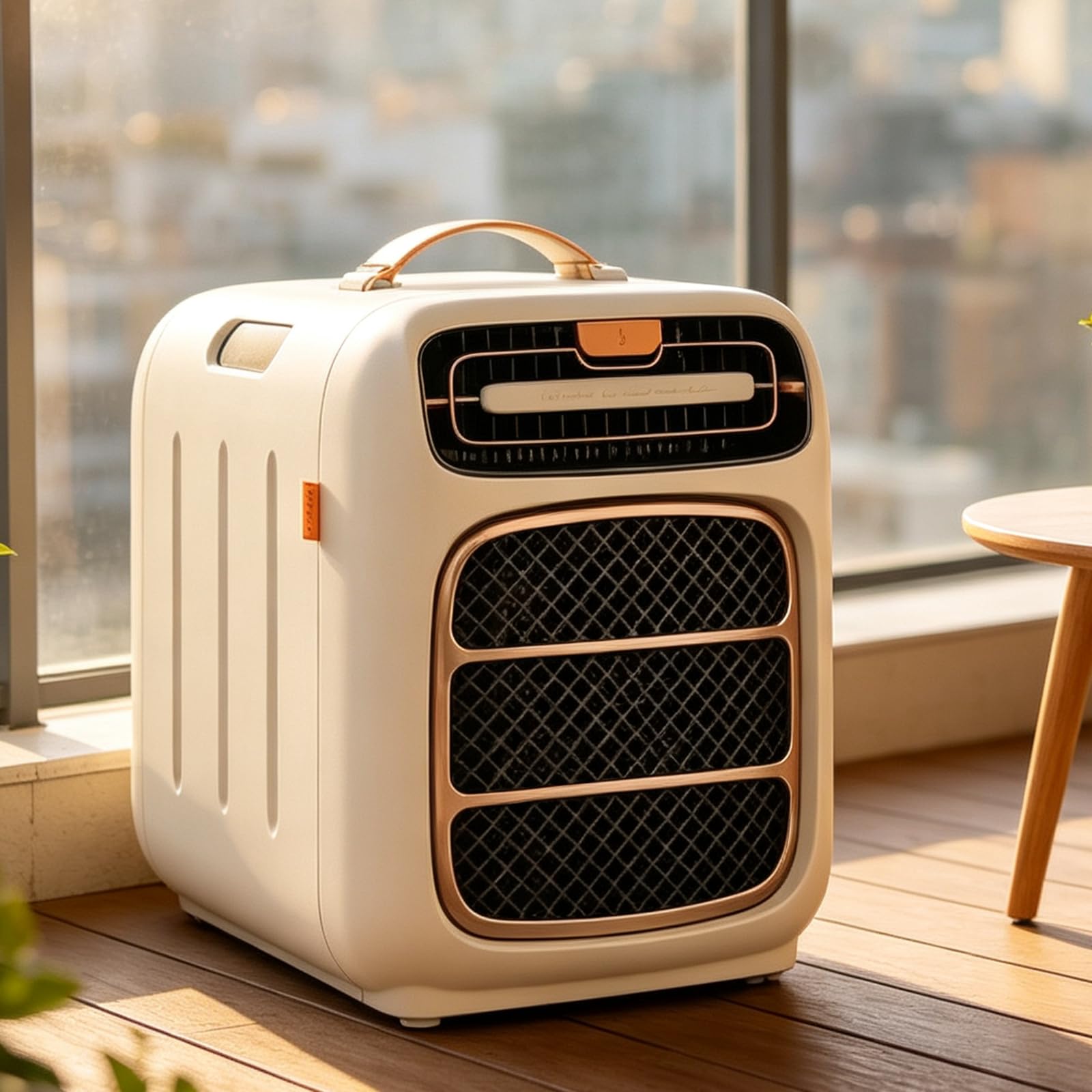 URJWAN Portable Air Conditioner 4-in-1 - Heating, Cooling & Dehumidifier, No Window Required, Fast AC Cooler for Outdoor Camping & Motorhome