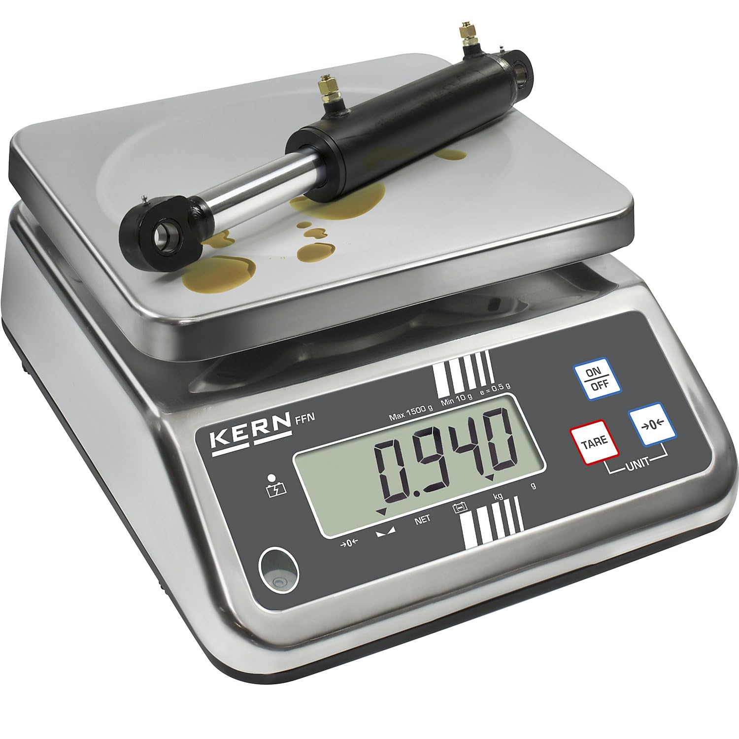 For Demand wiib25 Bilancia acciaio inox ffn-n senza Omologazione, graduazione 5 gr, scuola di pesaje 0 – 25 kg