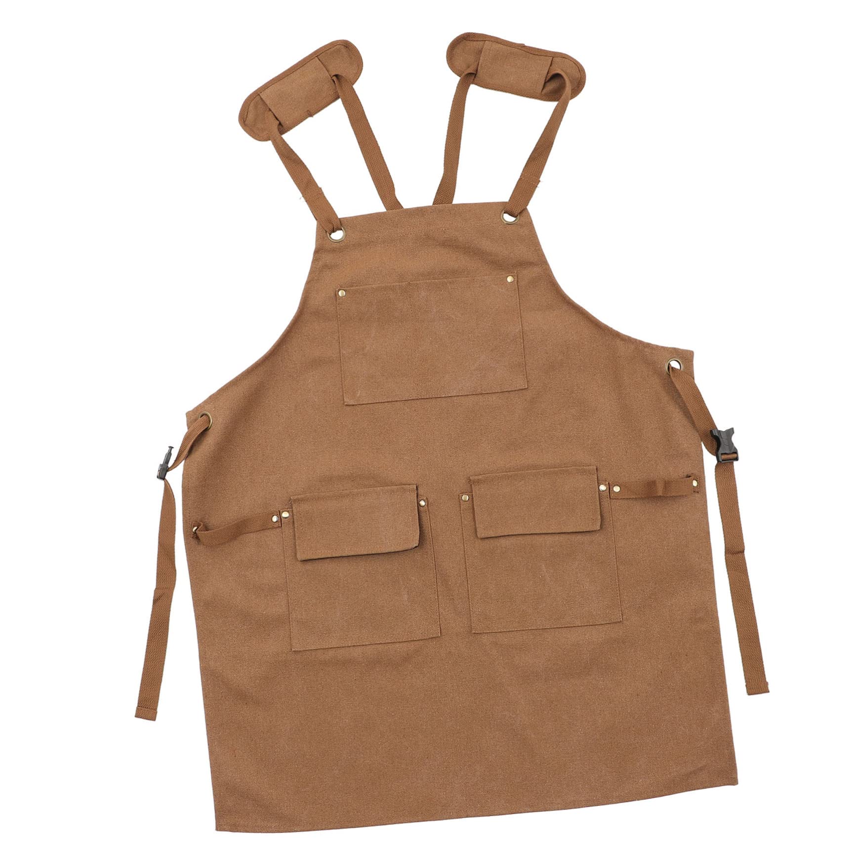 Grembiule in Tela Impermeabile Grembiuli Da Cuoco Uomo Grembiule Salone Grembiule Per Grembiule Da Chef Da Donna Grembiuli Da Donna Con Tasche Light Brown