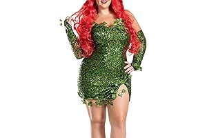Women's Halloween Deluxe Green Ivy Cosplay Costume
