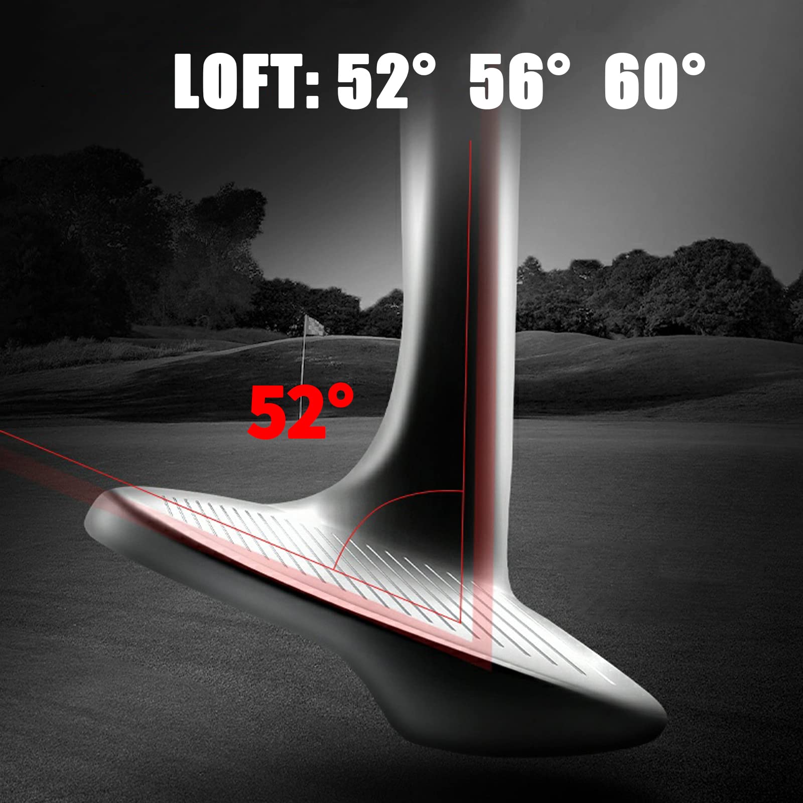 PGM Premium Sand Wedge, Lob Wedge for Men & Women - Easy Flop Shots – Legal for Tournament Play, Quickly Cuts Strokes from Your Short Game