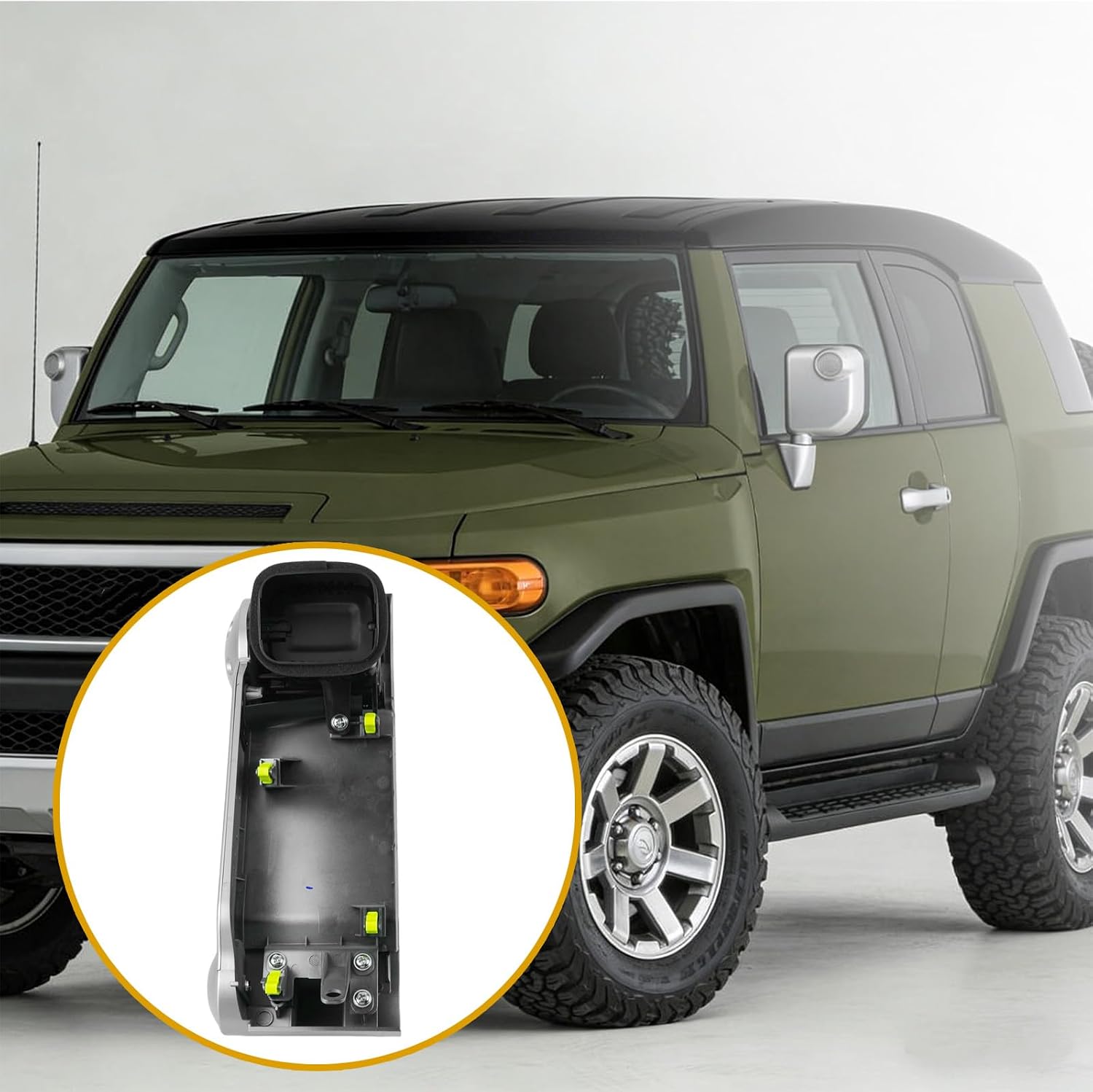 Right Passenger Side Dash AC Vent 55650-35081 55650-35080 for Toyota FJ Cruiser 2007-2014 Air Vent Register Panel Replacement for 5565035081 5565035080