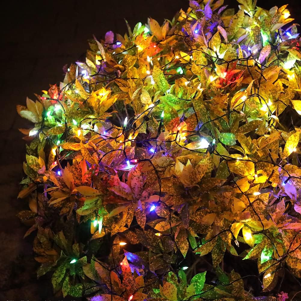 Battery Powered 4-Pack 60 LED 20ft String Lights - Multi-Color Christmas Ambiance for Outdoor Indoor Wedding Party Home Decoration