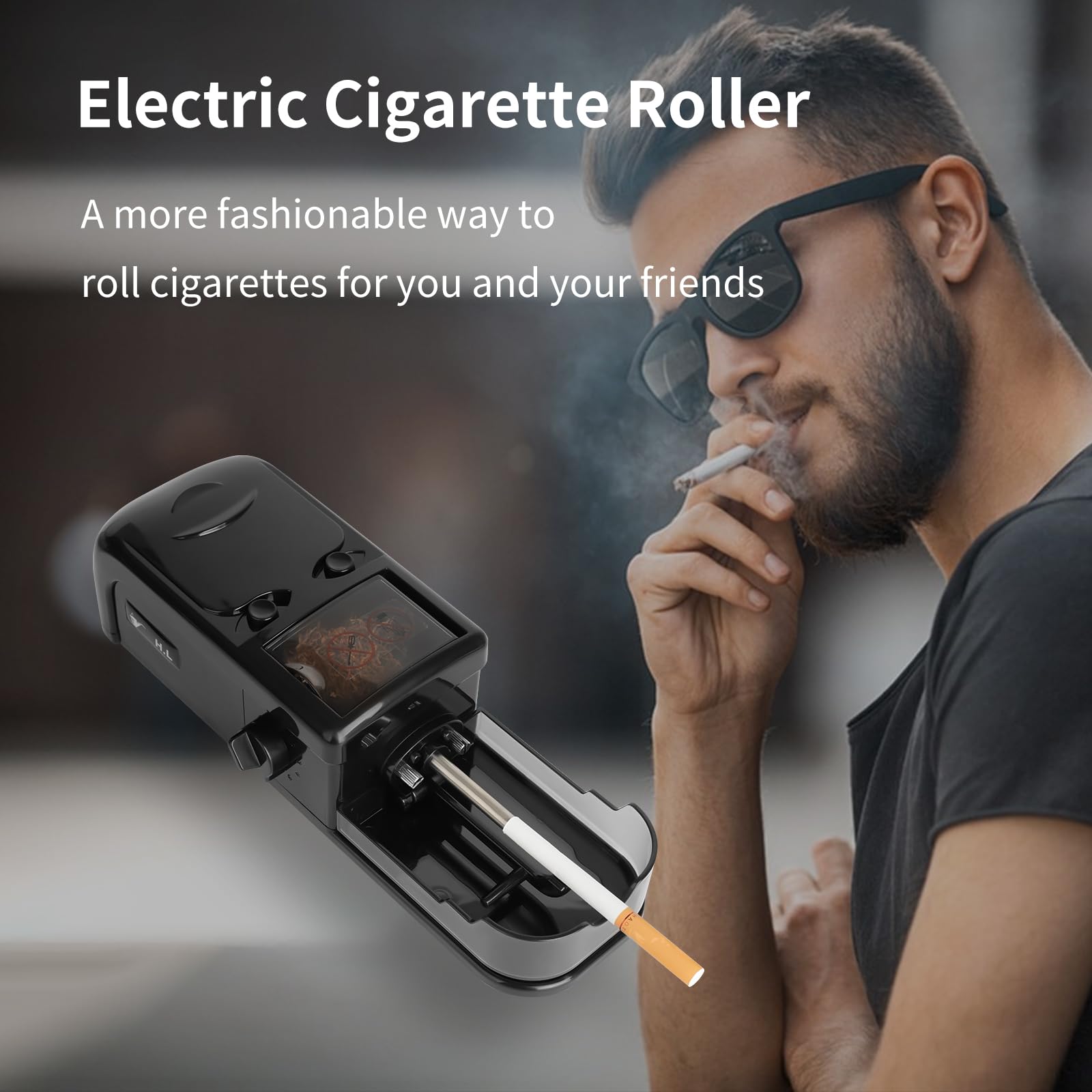cigarette smoke device Amazon.com: Electric Cigarette Rolling Machine, Portable Tobacco Injector  Machine can Grind Filled with Herb, Tobacco, etc Suitable for Cigarette  Tubes and Rolling Papers : Health & Household