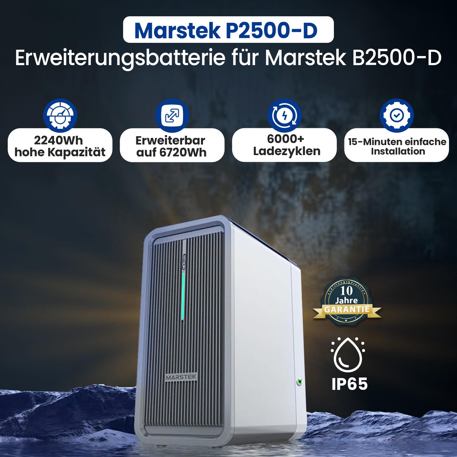 Balkonkraftwerk 2000W mit 4 Solarmodulen