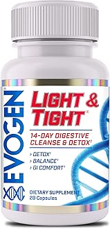 Light & Tight | GLP-1 Support | 14 Day Colon Cleanser & Detox for Weight Loss | Gut Cleanse | Body Detox Pills for Men & Women | Immune Health, Boost Energy & Improves Nutrient Absorption.