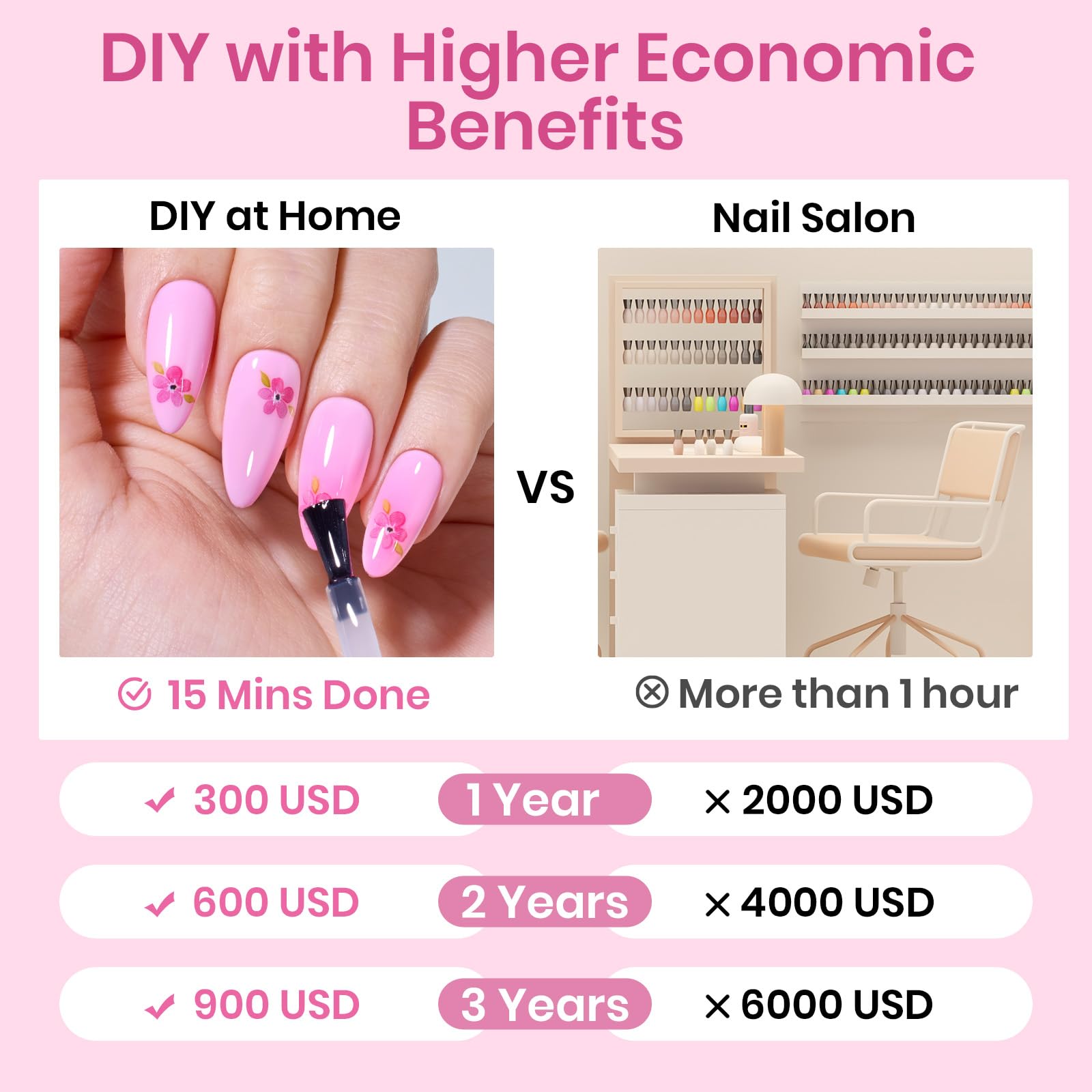 Beetles Almond Nail Tips - 576pcs -6