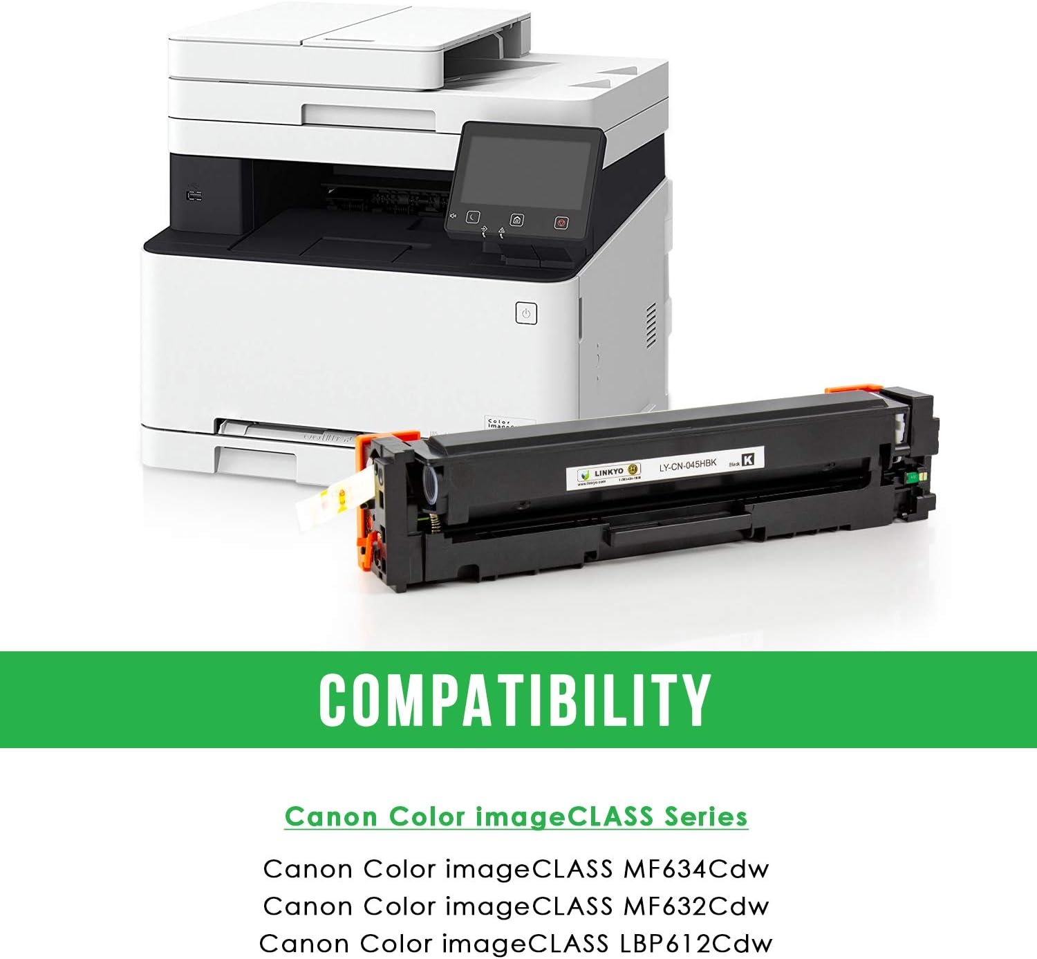 60% Off Discount LINKYO Compatible Toner Cartridge Replacement for Canon 045 High Capacity 045H (Black, Cyan, Magenta, Yellow, 4-Pack) 🔥 Flash Sale LINKYO Compatible Toner Cartridge Replacement for Canon 045 High Capacity 045H (Black, Cyan, Magenta, Yellow, 4-Pack)