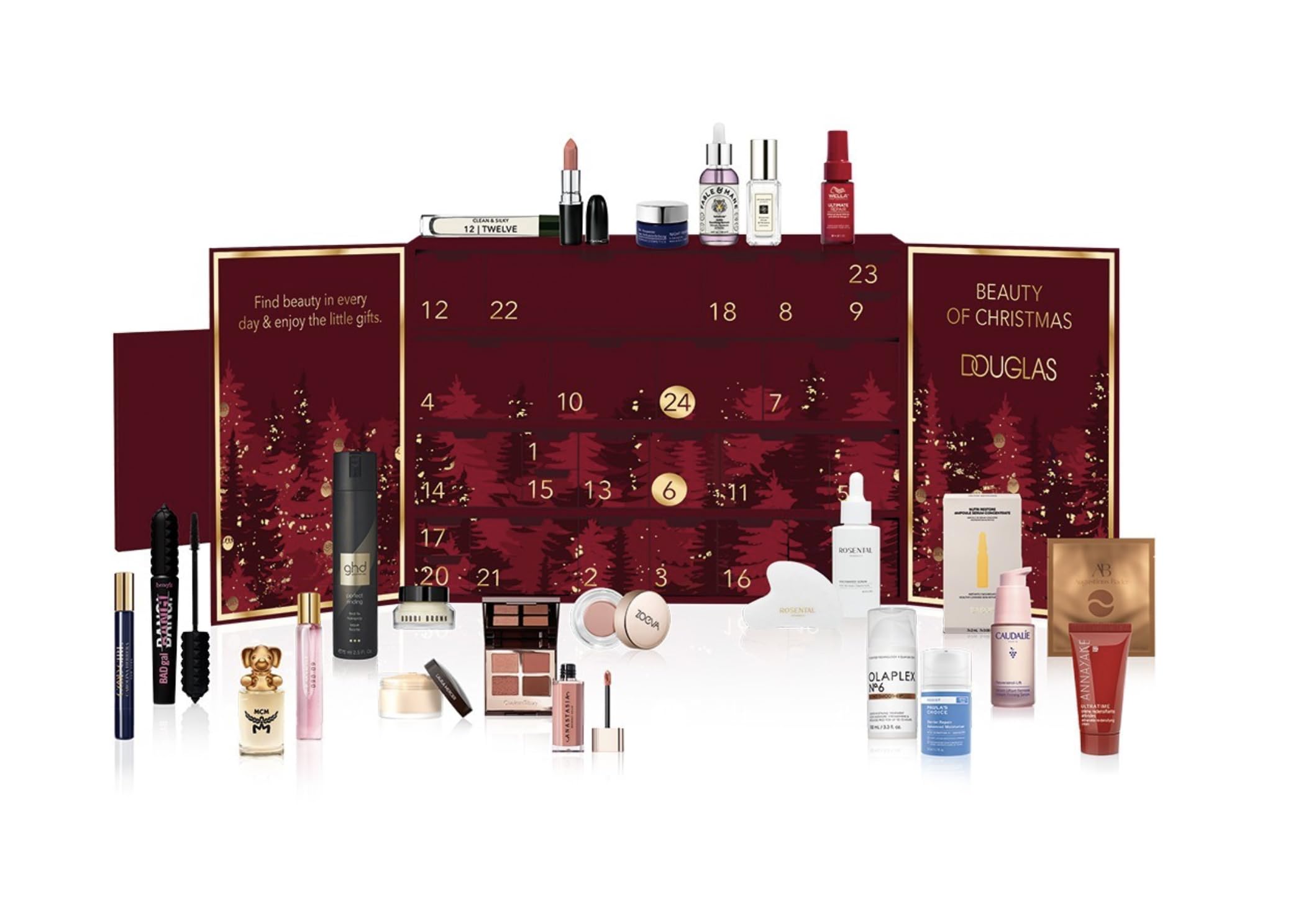 Douglas Adventskalender 2025 Frauen, Luxury PFLEGE MAKE-UP DUFT Advent Kalender, Anti-Aging Pflege, Beauty für Frau und Damen, Advent Calendar, Weihnachtskalender 2025 (Wert 950€)