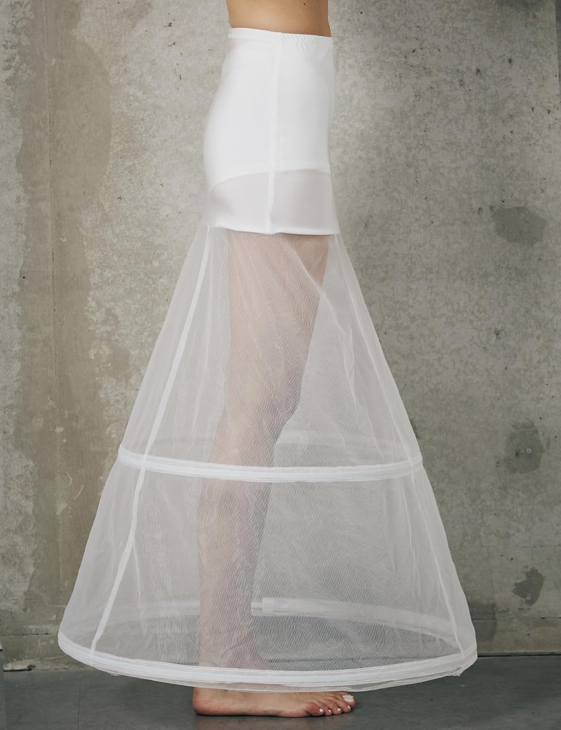 BEAUTELICATE A-line Full Gown Floor-Length Bridal Dress Gown Slip Petticoat - Image 3