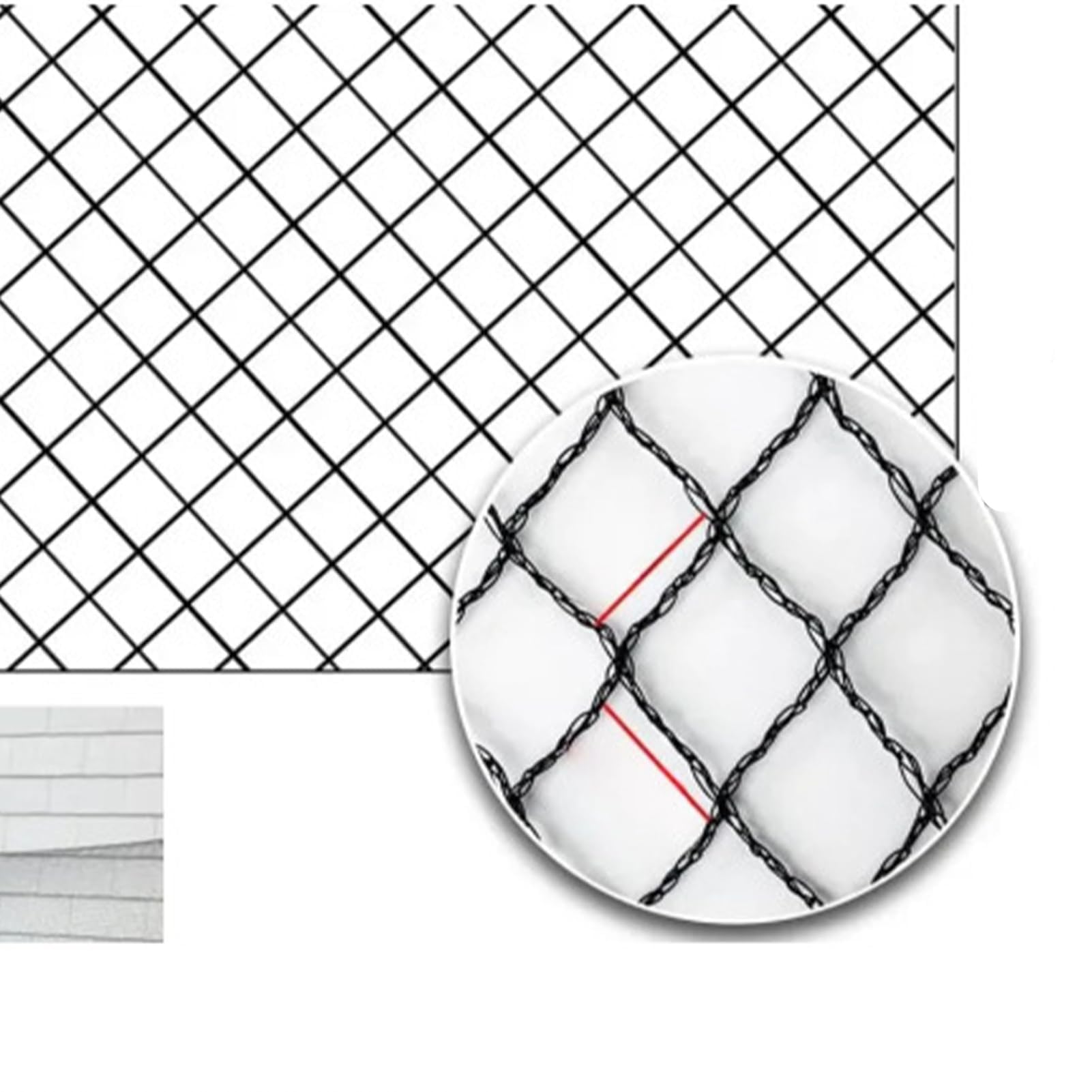 Red de jardín resistente y reutilizable para árboles frutales, ideal para patio, balcón, césped, sistema versátil de soporte y protección para plantas