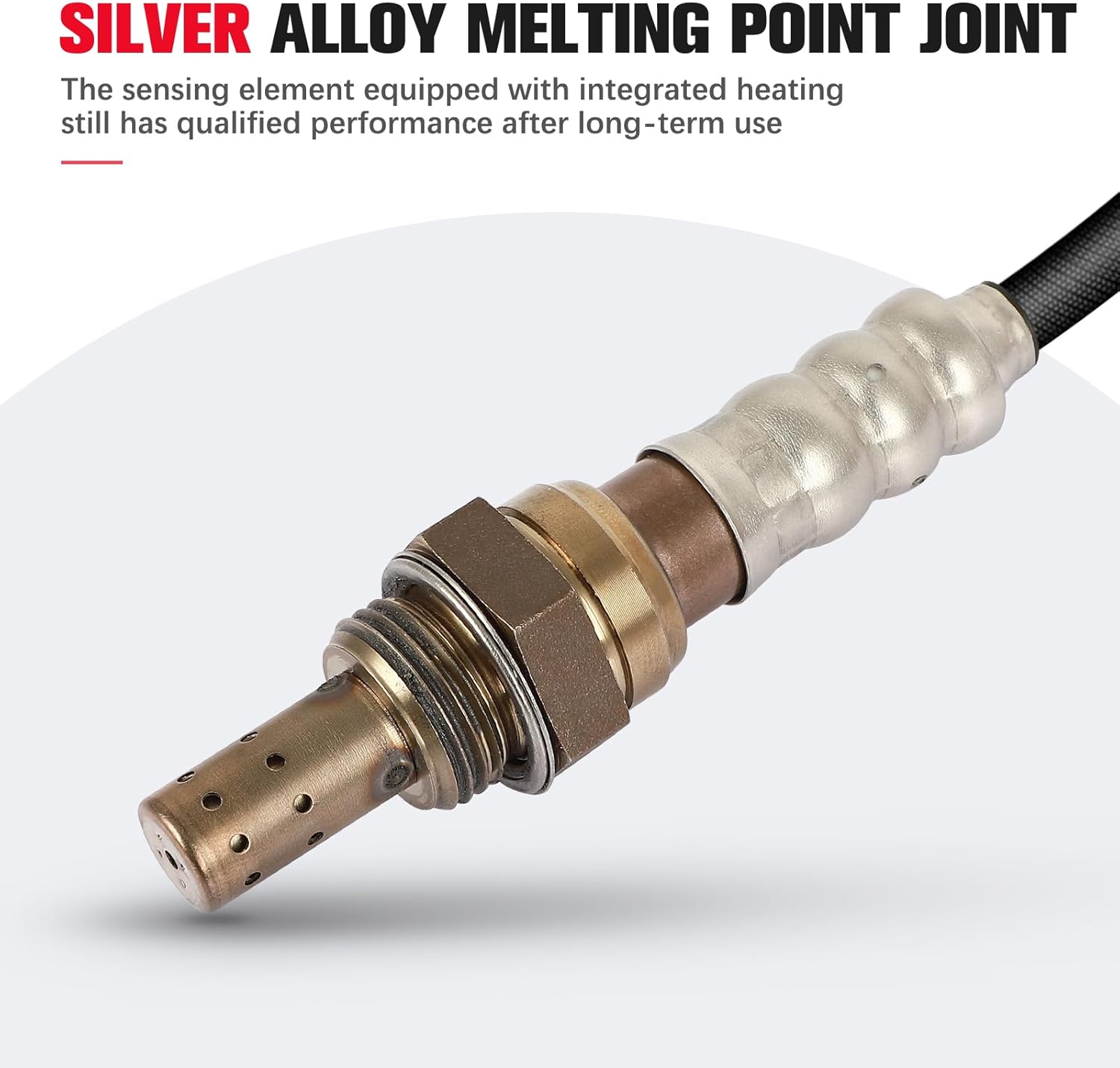 O2 Oxygen Sensor Downstream Compatible for Hyundai Santa Fe Sport 2013 2014 2015 2016 2.0L, 250-241146, 250241146, Heated Oxygen Sensor, 4-Pin Female Connector