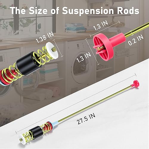 Miniatura 2 de DC97-16350V Barra de suspensión para lavadora, versión mejorada ultraduradera, compatible con Sam-sung WA54R7200AWUS WA54R7600ACUS WA54R7600AWUS