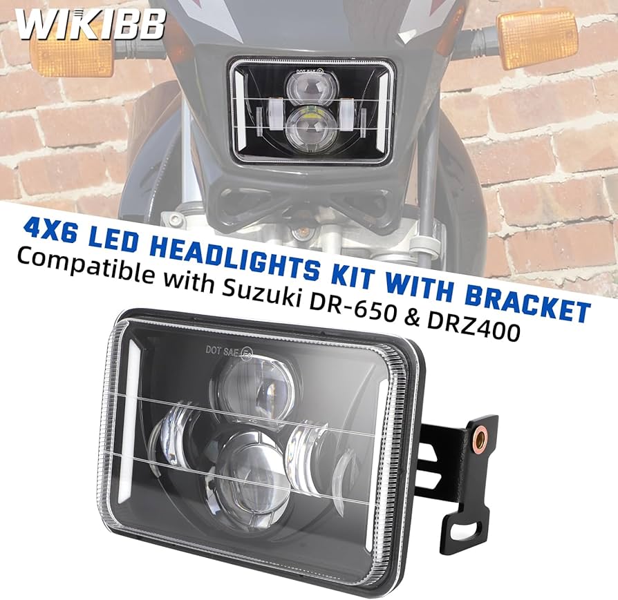 Amazon.com: WIKIBB 4x6 LED Headlights Kit with Bracket Compatible