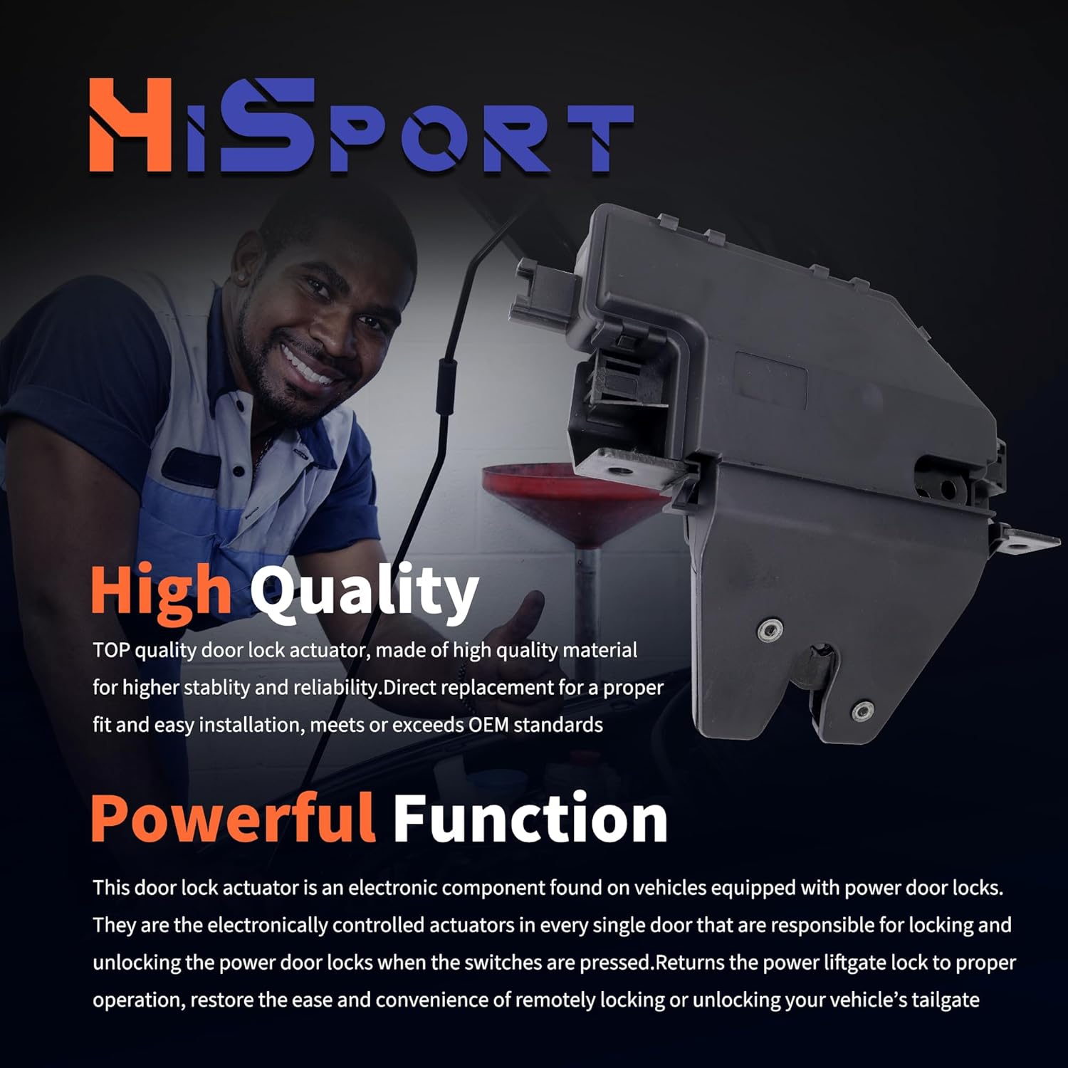 HiSport Rear Tailgate Trunk Latch Lock Actuator Compatible with BMW 128i 135i 135is 320i 323Ci 323i 325Ci 330i 325i 325xi 328i 330Ci 330i 330xi 335i xDrive 335is M3 M5 M6 Z4 for 937-866