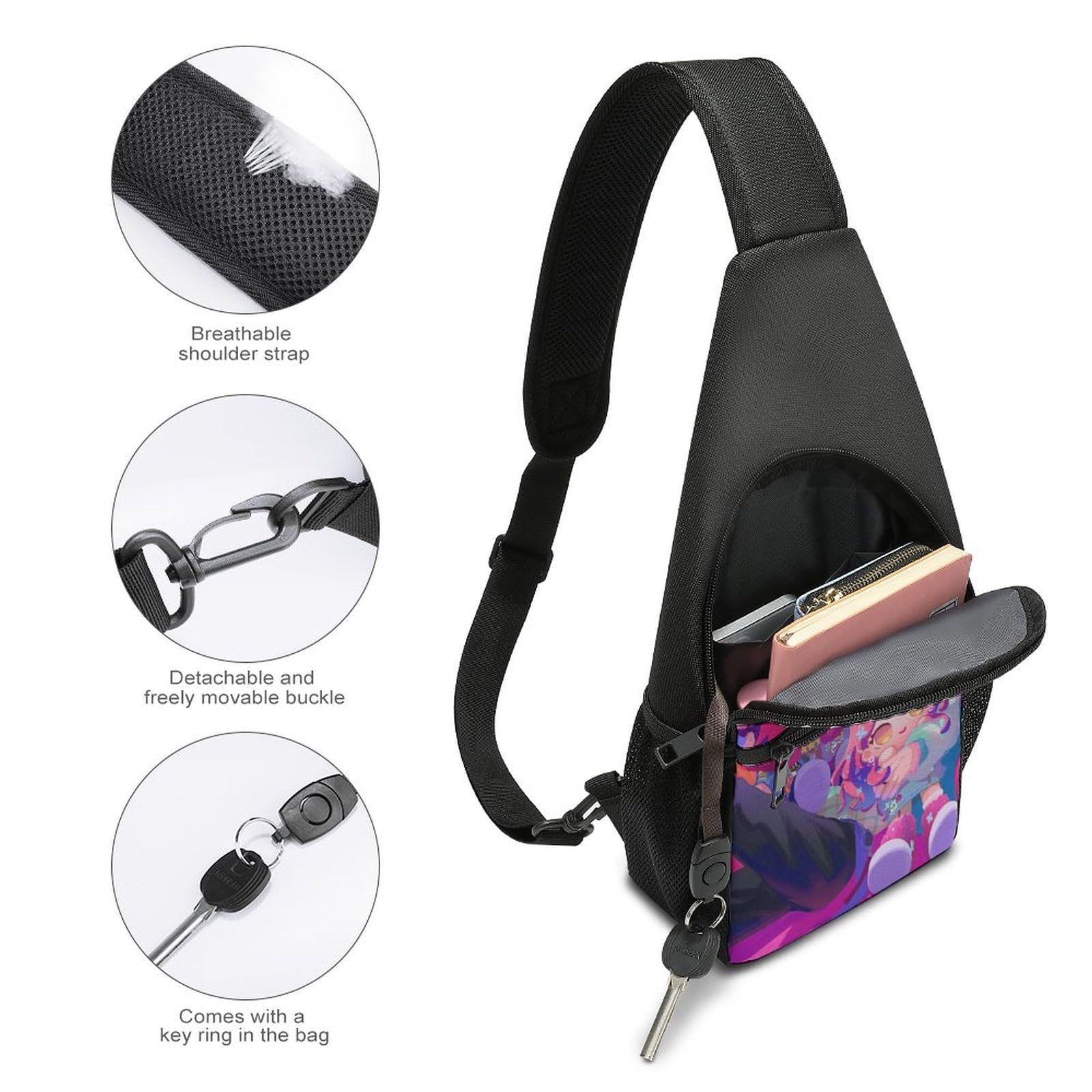 Amazon.co.jp: Paradox Live THE ANIMATION人気 斜胸包 斜めがけ