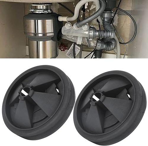 Miniatura 2 de Fdit 2 piezas de silicona para desechos de basura, protección contra salpicaduras para 3.425 in de diámetro exterior