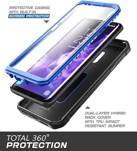 Miniatura 9 de SUPCASE Unicorn Beetle Pro Series - Funda diseñada para Samsung Galaxy S9 Plus con protector de pantalla integrado funda resistente de cuerpo