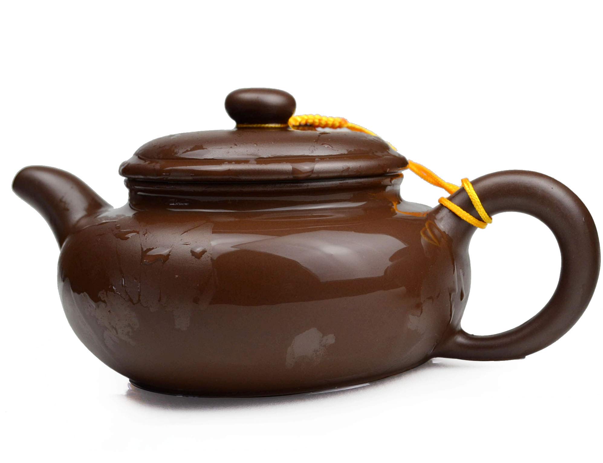 Yxhupot Teapot 15oz/450ml Chinese Zisha Clay Tea Coffee Pots Archaize Fanggu (L), Purple Sand - Image 2