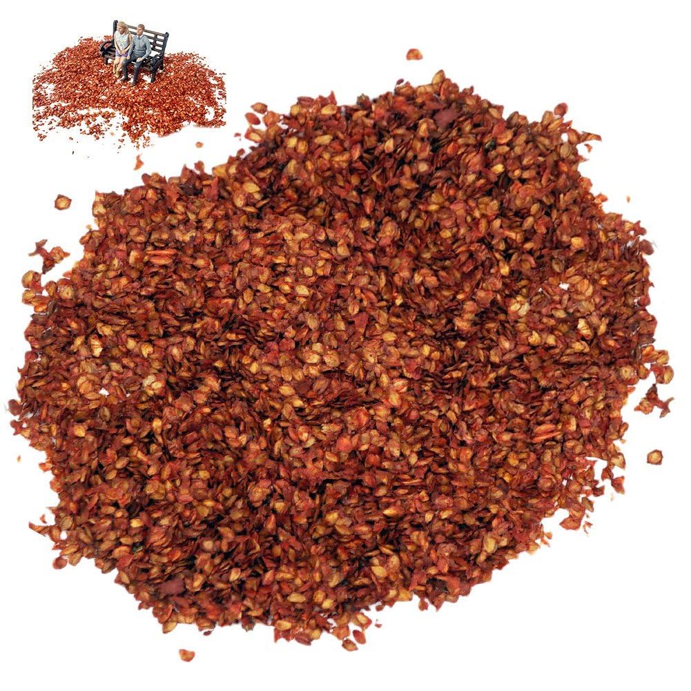 Casiler Red Model Scenery Leaf 35Ml/Bag Realistic Miniature Leaves Simulation Leaves For Diy Railway Fairy Garden Scenery Landscape Layout