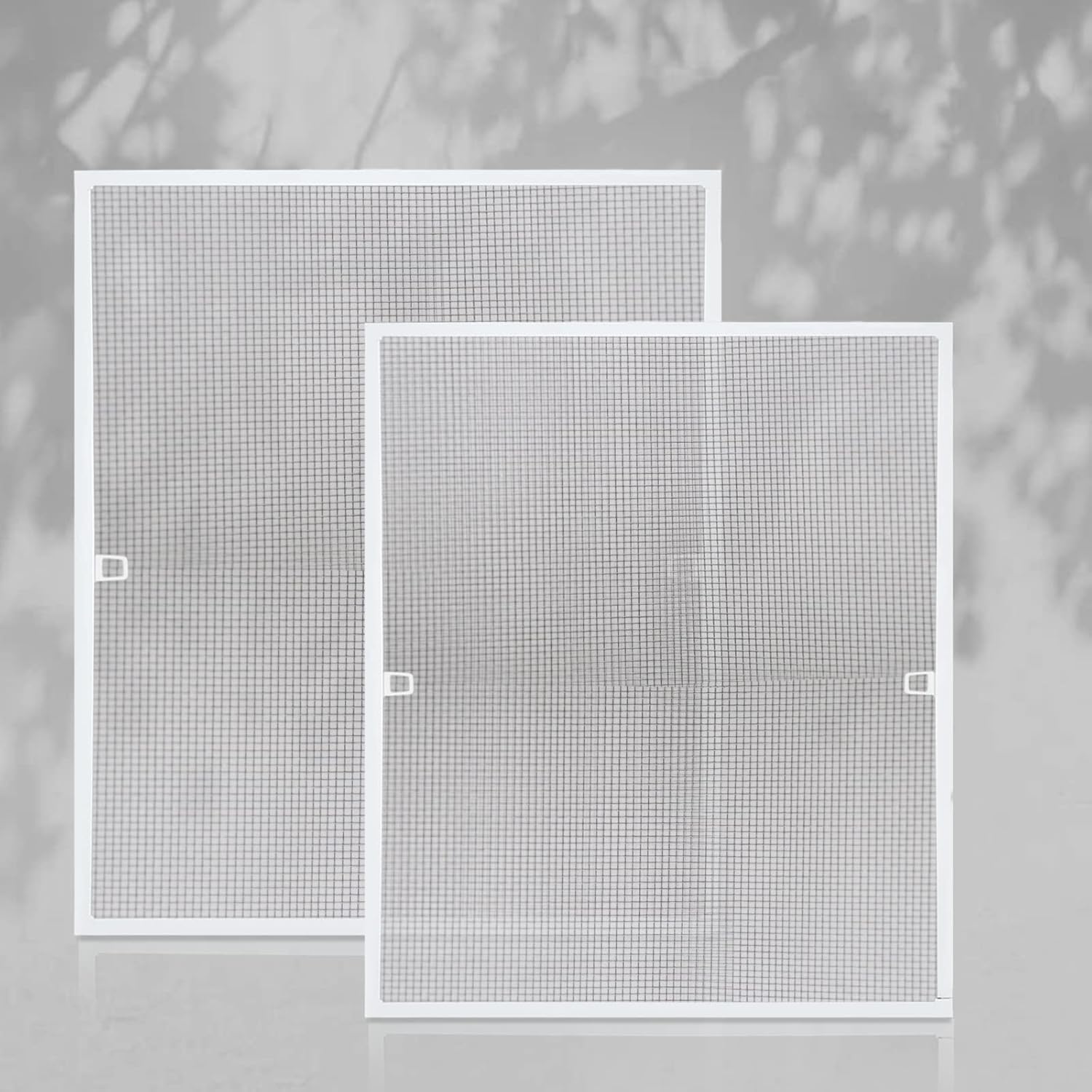 Zanzariera Per Finestre Senza Fori - Telaio Alluminio 100x120 Cm, Montaggio Facile, Grigio - Foto 8