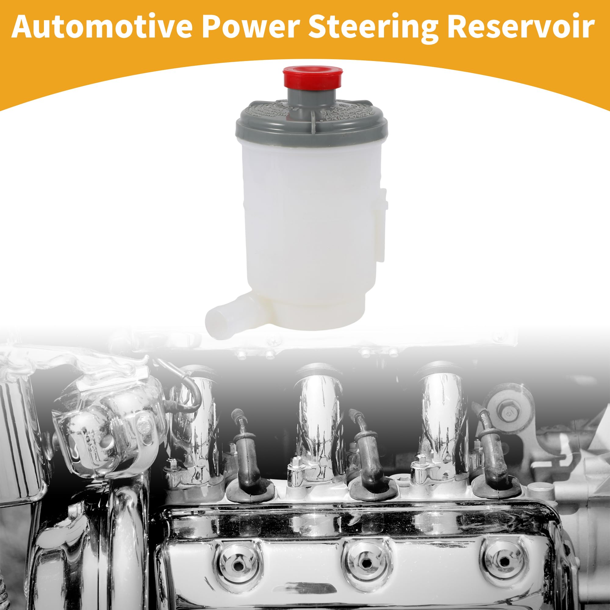 Tanque De Dirección Asistida Para Honda Odyssey 1999-2004 1Pc | Color Blanco, Material Plástico, Oe# 53701S87A01, Función Reparar Fugas, Posición Cerca Del Motor, No Oem, Solo Accesorio.
