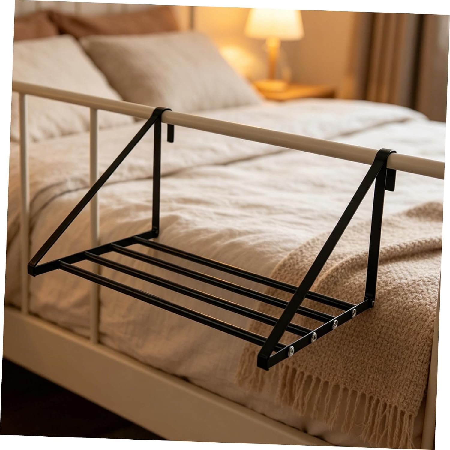 Door Clothes Drying Rack Stainless Steel Hanging Laundry Organizer with Storage Shelf Black Medium for Bathroom and Washroom, Fits Doors to 2.3' Thick