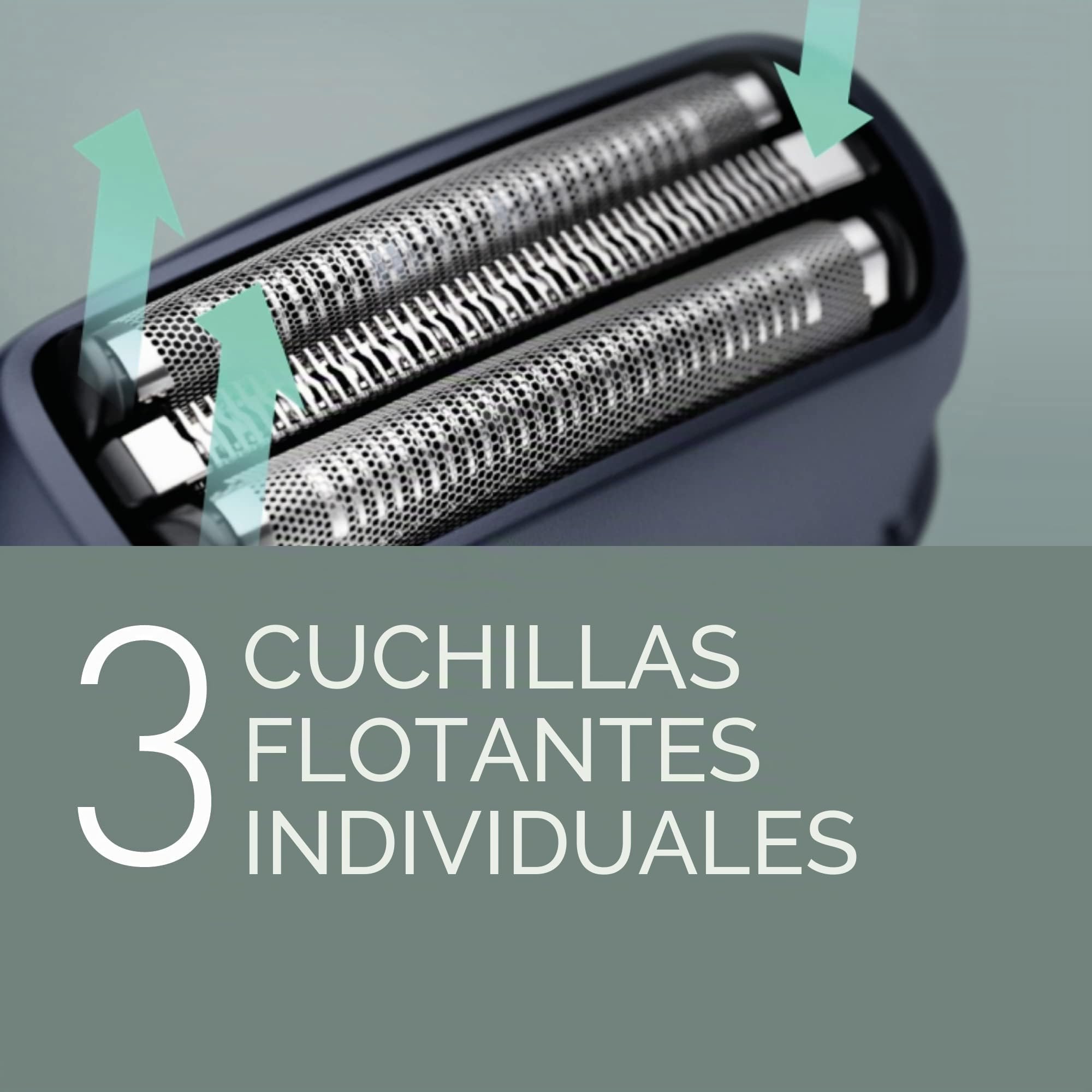 Panasonic MULTISHAPE ER-CBN1, ER-CTB1 & ER-CSF1 Set, Unidad principal para MULTISHAPE, Cabezal de cepillado eléctrico, Cabezal de afeitado eléctrico de 3 hojas con batería recargable Ni-MH, Negro