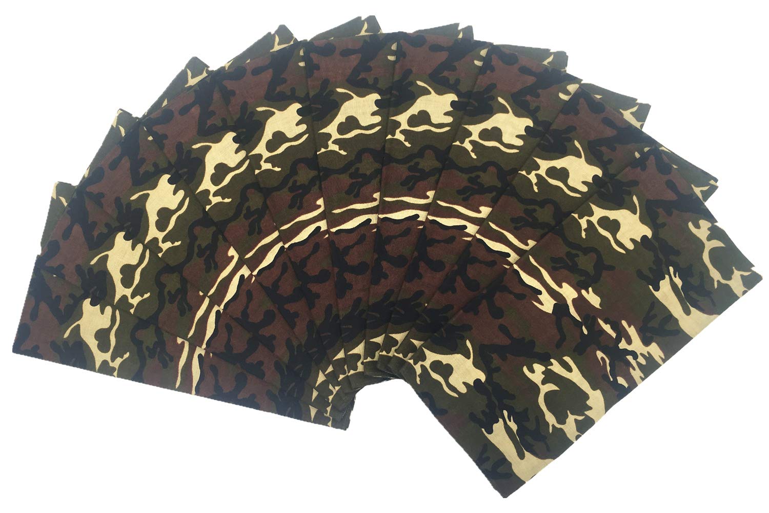 VamqorVamqor 100% Cotton 10 Pack Fine Bandanas