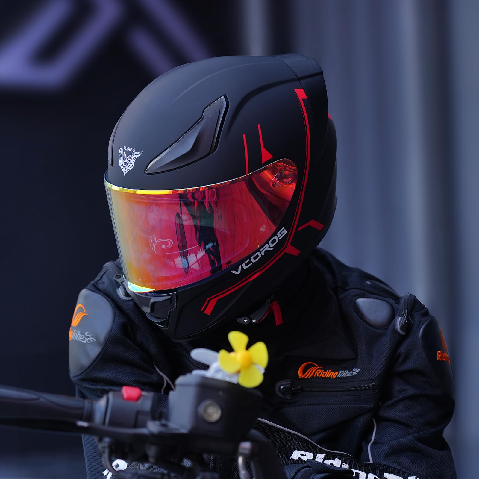 VCOROS Helmvisier für WS-609 ECE Motorradhelm Visier