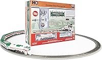 Vista 4 de Lionel Christmas Cheer Passenger Bluetooth HO Gauge Model Train Set with Remote