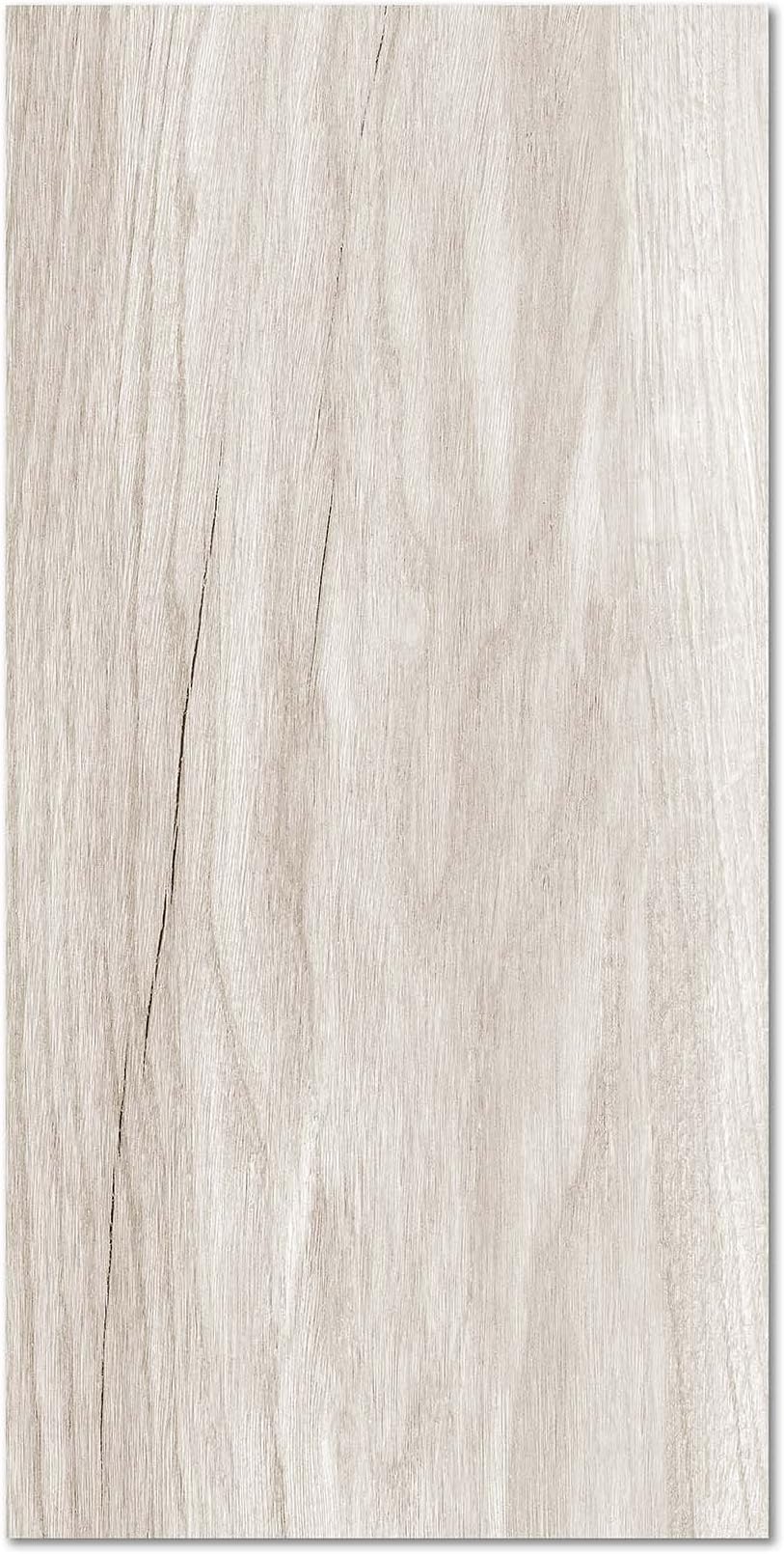 Panorama Vinyl Rug Texture Wood Beige 40 x 80 cm – Vinyl Rug – Non-Slip, Anti-Mould and Fireproof – Large Rugs – PVC Carpets