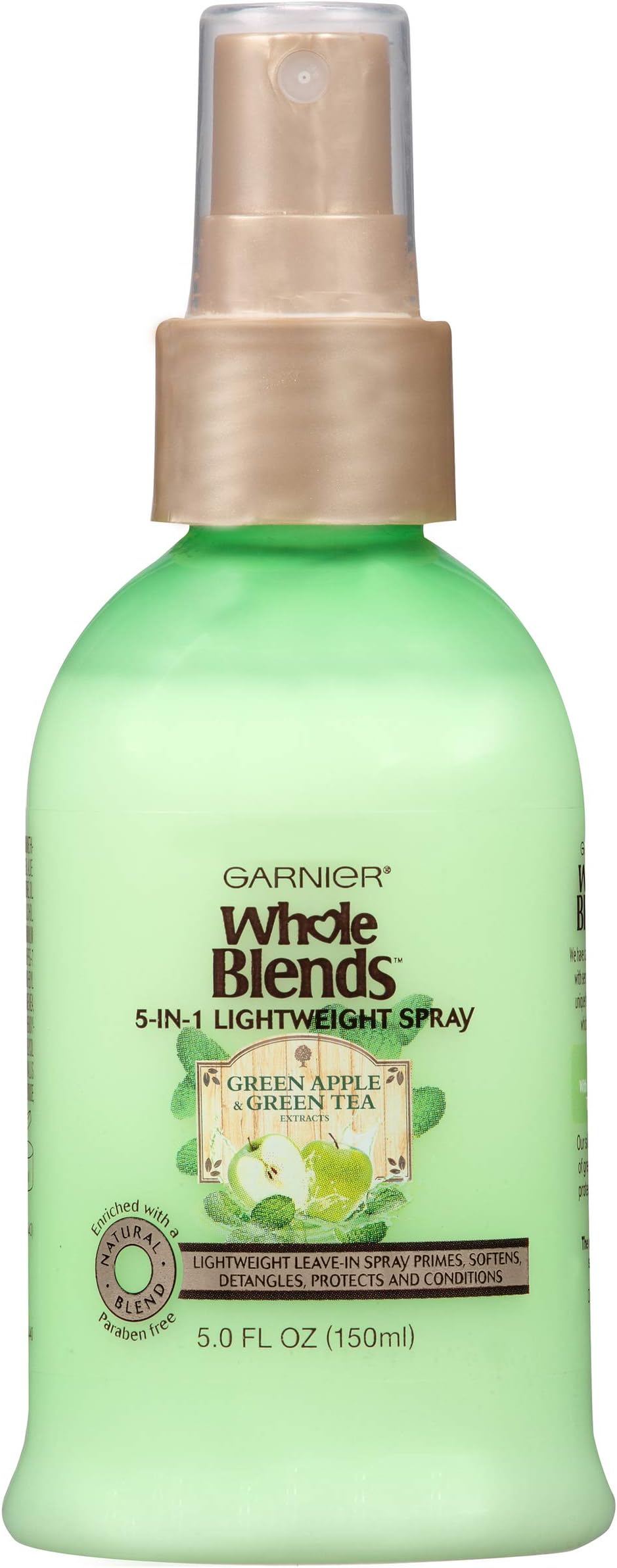Garnier Whole Blends Refreshing 5-in-1 Lightweight Detangler Spray, Normal Hair, 5 fl. oz.