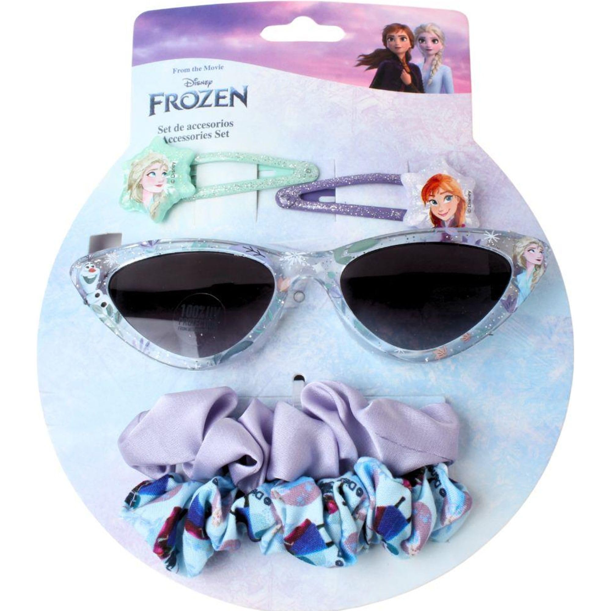 Disney Unisex Kids Multicoloured 5 Piece Sunglasses, Scrunchie (2500003211) | Acotis