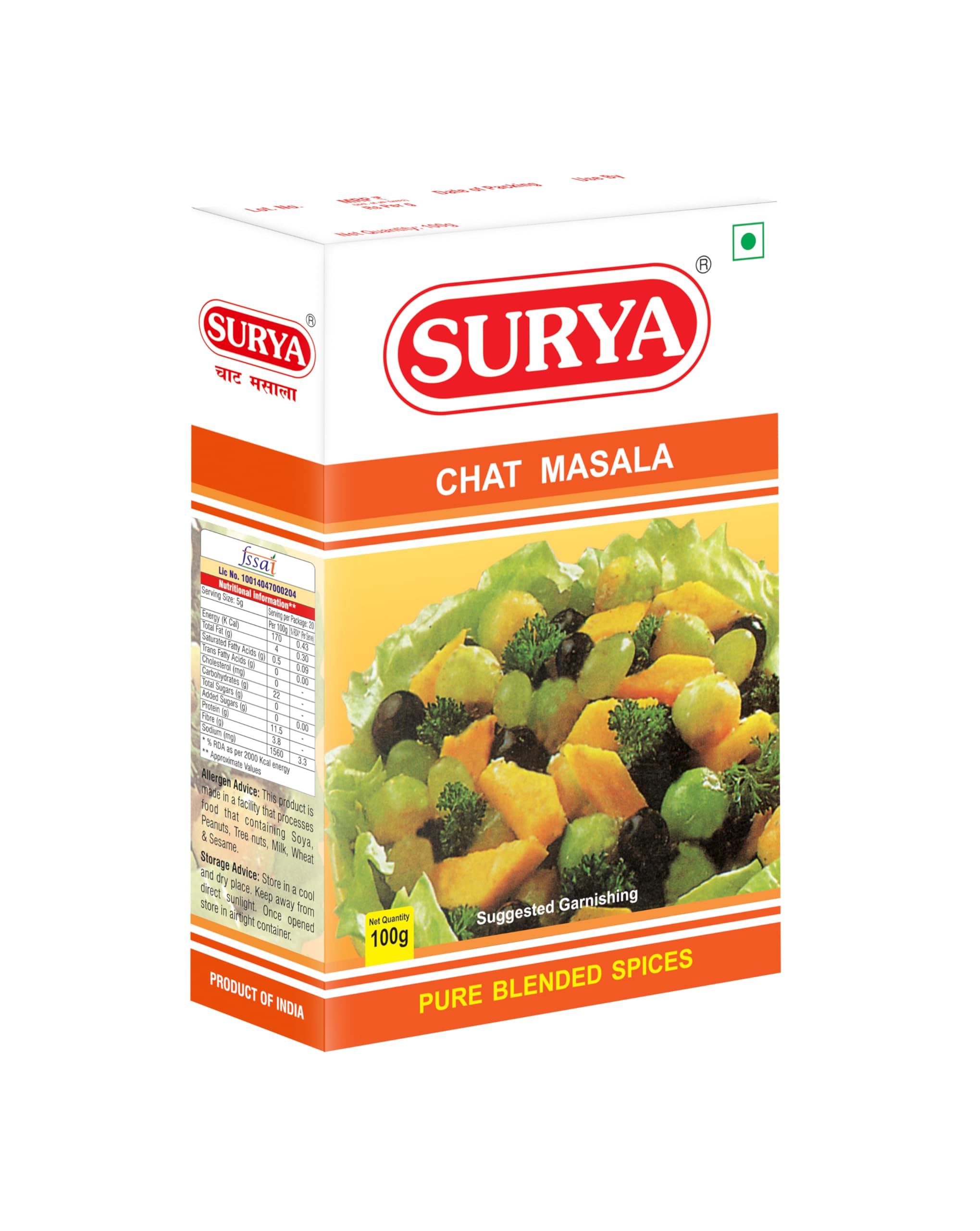 See full amazon price history chart for HF,SURYA CHAT MASALA |TASTY & TANGY |READY TO EAT MASALA |SPRINKLE AND MAKE IT CHATPATA (50) HF,SURYA CHAT MASALA |TASTY & TANGY |READY TO EAT MASALA |SPRINKLE AND MAKE IT CHATPATA (50) (B09X72B4VP) Amazon Price History, Amazon Price Tracker