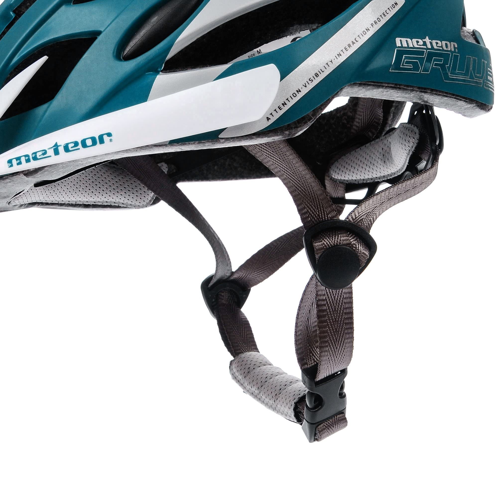 meteor Casco Bici Ideale per Giovani e Adulti Caschi Perfetto per Downhill Enduro Ciclismo MTB Scooter Ideale per Tutte Le Forme di attività in Bicicletta Gruver