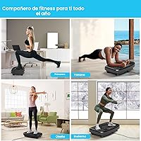Vista 5 de SoftGym Vibration Plate Exercise Machine for Lymphatic Drainage,Power Vibrate Stand Shake Board 450 Lbs Capacity Whole Body Workout Waver with