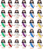 30pcs Mini Jesus Figures - Tiny PVC Action Figures for Easter Egg Stuffers, Hide & Seek, Religious Gifts & Decor