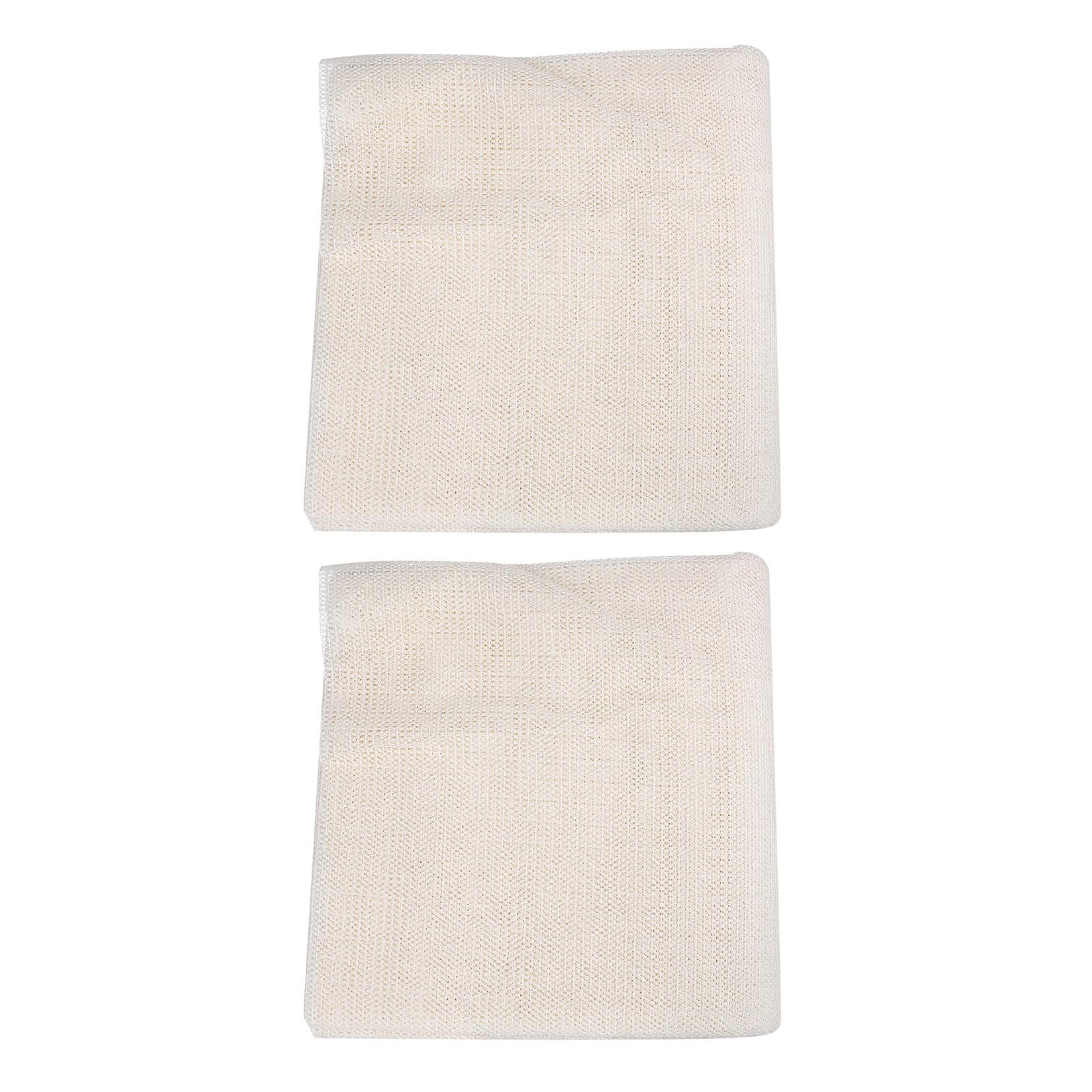 BESPORTBLE 2 Piezas Almohadilla Antideslizante para Alfombra de PVC Beige | Tatami y Moqueta, Circulación de Aire y Acolchado Grueso, Uso en Suelos de Madera y Balcones