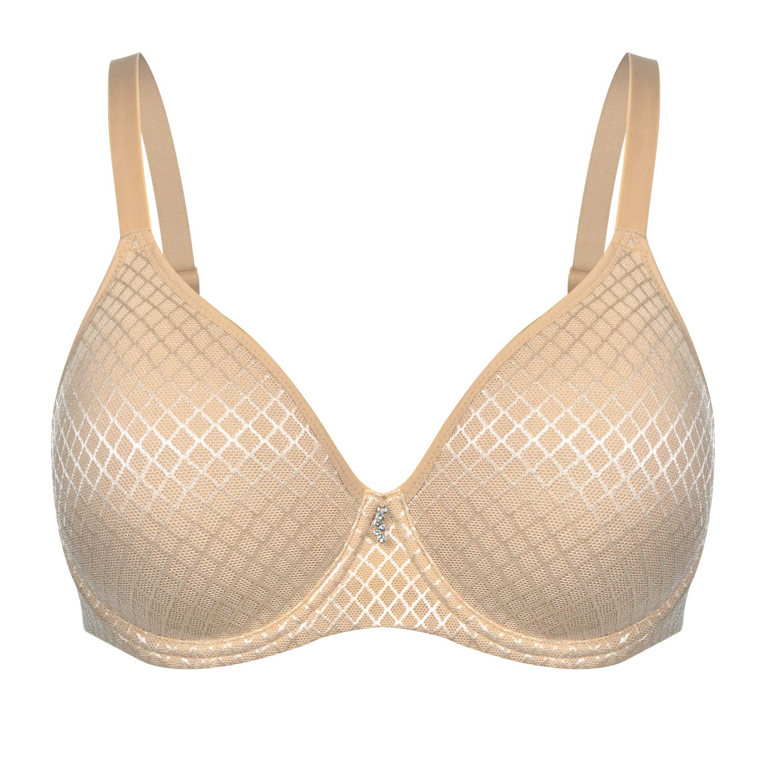 WingsLoveWomen’s Full Coverage Plus Size Bra Lightly Padded Underwire Bra Minimizer Bra