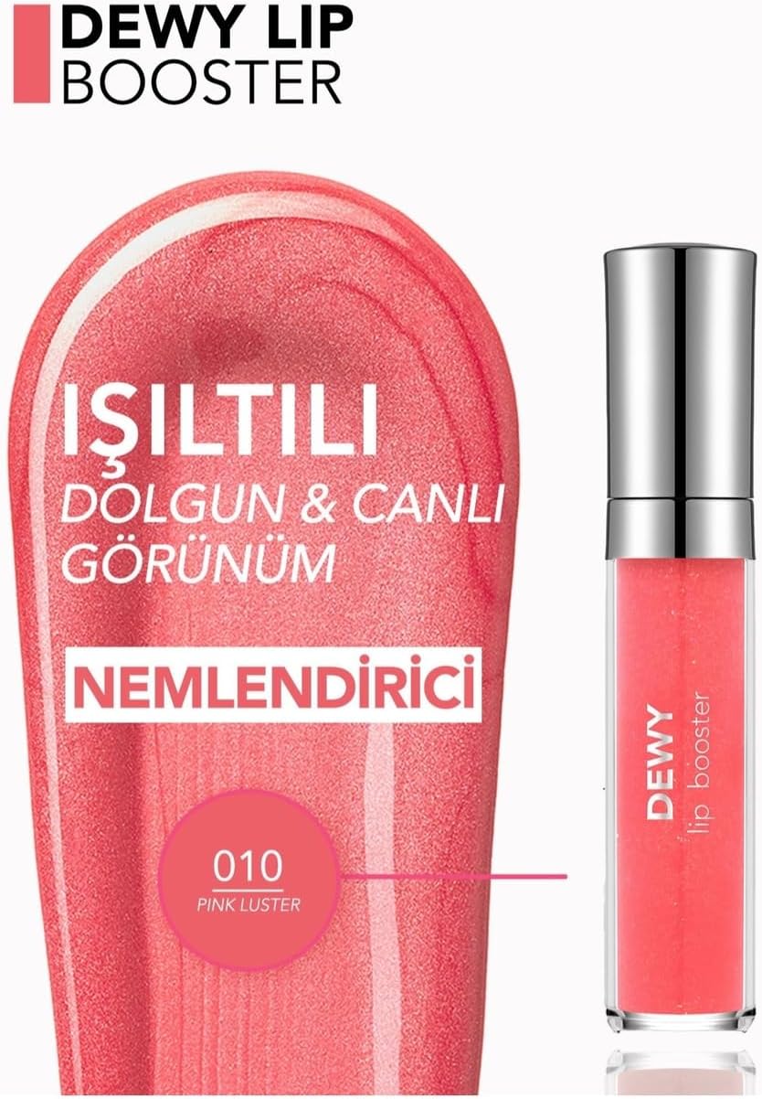 Flormar Dewy Lip Booster Dolgunlaştırıcı Etkili Yarı Transparan Dudak Parlatıcısı