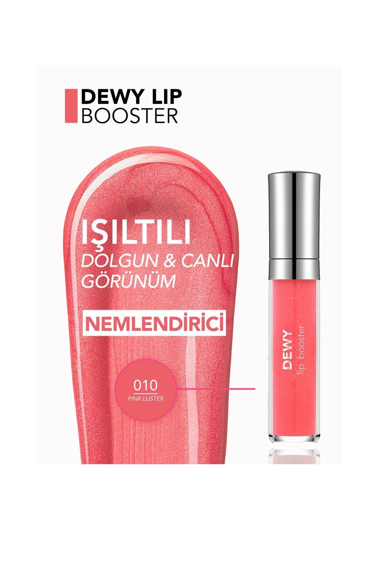 Flormar Dewy Lip Booster Dolgunlaştırıcı Etkili Yarı Transparan Dudak Parlatıcısı - 011 EXOTIC AURA