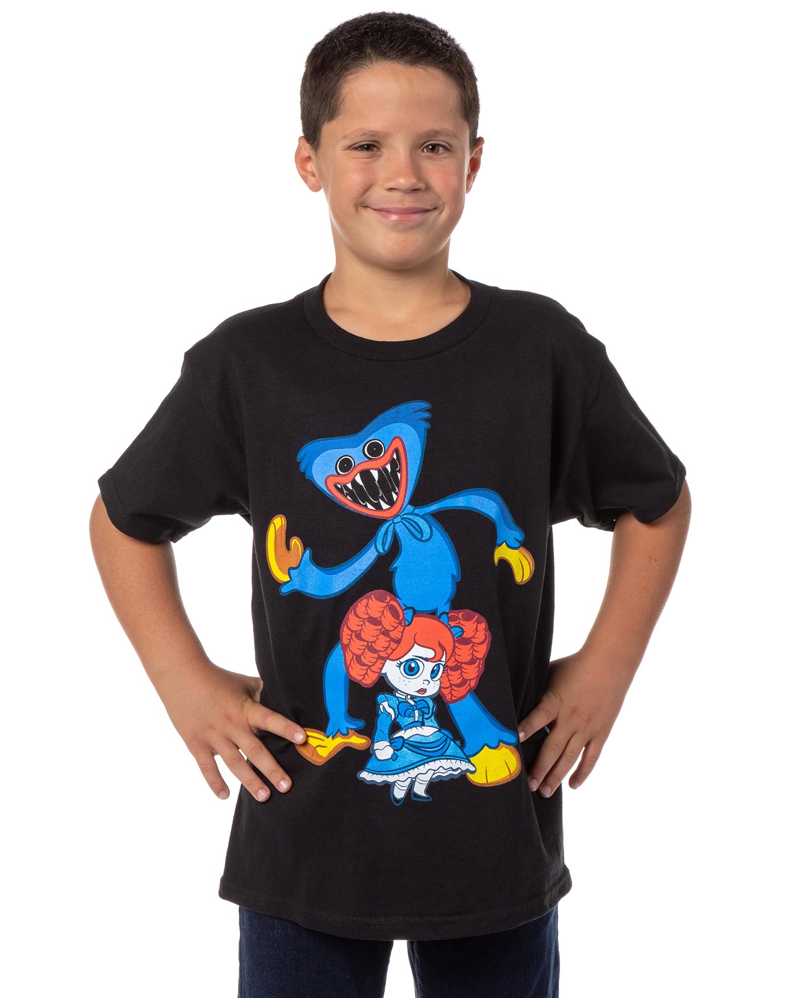 Mad Engine Poppy Playtime Boys' Poppy and Wuggy Character Graphic T-Shirt