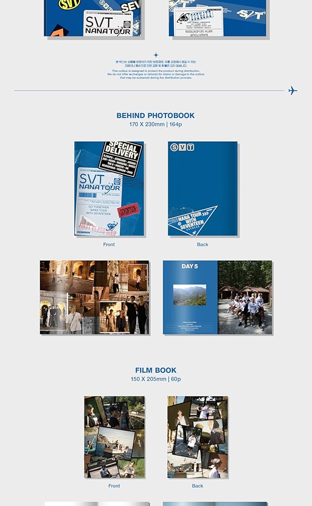 SVT Nana Tour with Seventeen 2024 Moment Package+1p Folding