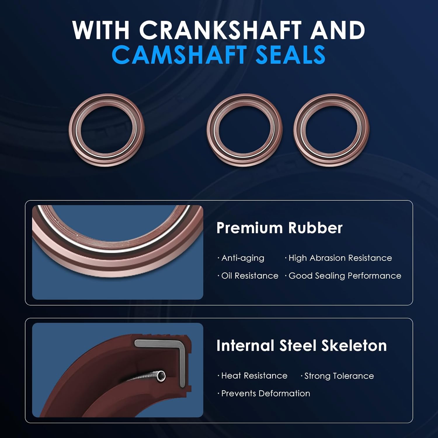 ECCPP Timing Belt Kit with Water Pump Compatible For Chrysler PT Cruiser Sebring Voyager For Dodge Caravan Stratus 2003-2005 For Jeep Liberty 2004-2006 For Jeep Wrangler PP265LK2 WP265K4A CK265LK2