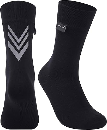 RANDY SUN Calcetines impermeables de lana merino para senderismo, unisex, transpirables, multideporte, 1 par