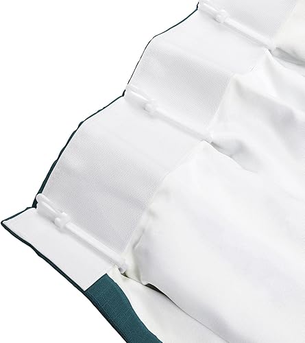 Miniatura 10 de Drapifytex Cortinas plisadas de 64 pulgadas de ancho y 84 pulgadas de largo para dormitorio, cortinas de lino sintético con textura marfil para sala