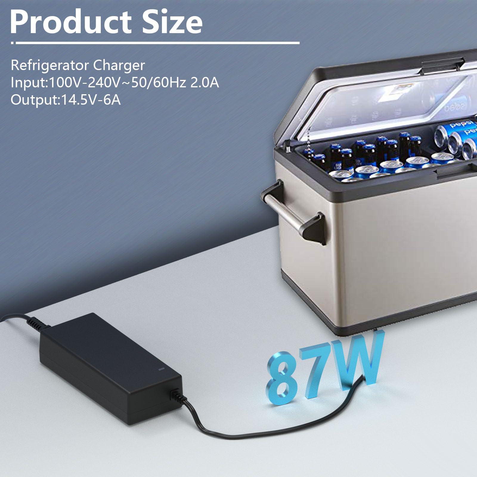 Amazon.com: 14.5V Portable Car Refrigerator DC Power Cord Fridge
