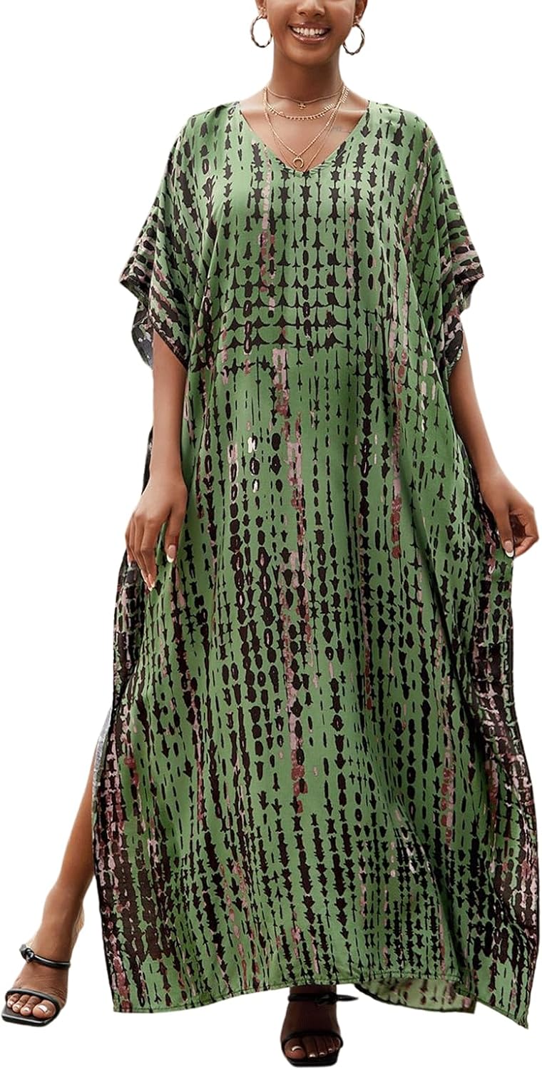 Kaftan women plus size cover up dress loose Moroccan Caftan